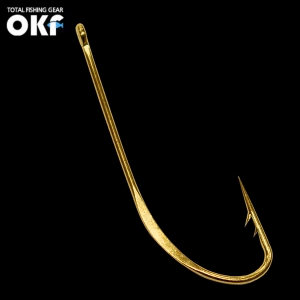 오케이피싱 쌍미늘 특수 갈치바늘 금색 OKF-HK202 100개입 제품이미지